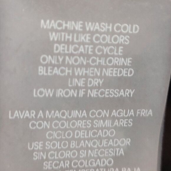 Karl Lagerfeld Mid Rise Stretch Pants 16 XL Black Gray Pinstripe Faux Zippers - Picture 12 of 14